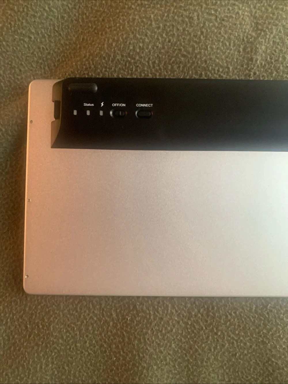 GUC Sharkk Slim Bluetooth Backlit Keyboard. Model: ABK06. Black